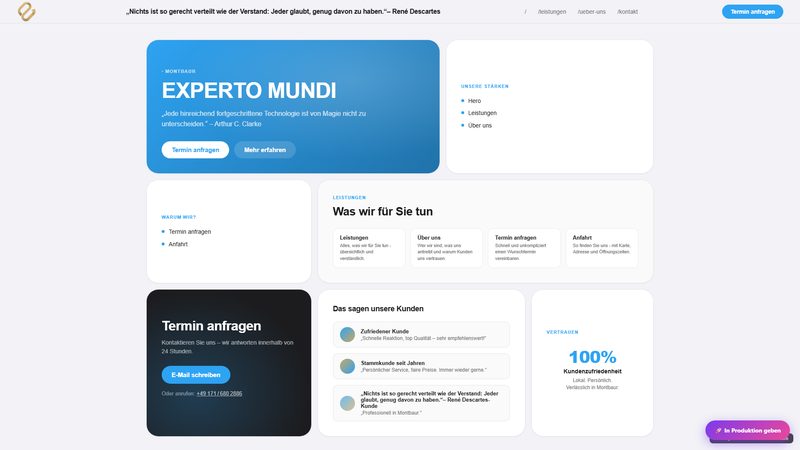 Theme Bento Modern &mdash; Asymmetrisches Karten-Layout f&uuml;r Produkt-Showcases