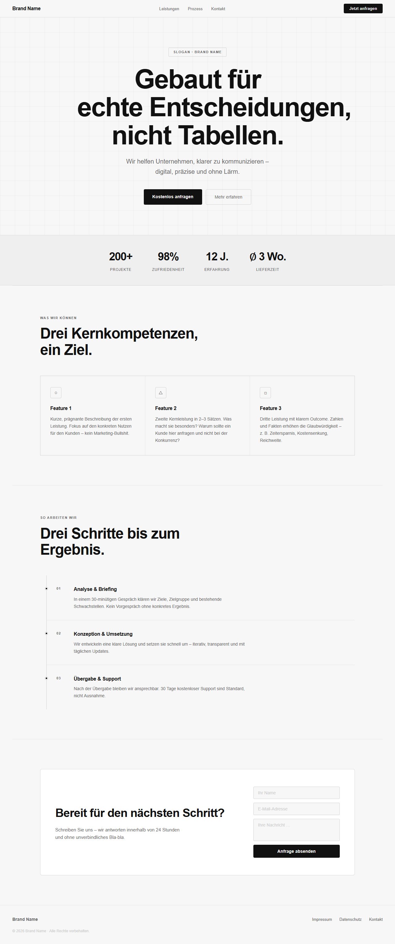Theme Dark Minimal &mdash; Editorial f&uuml;r Magazine und Portfolios