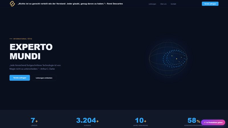 Theme Globe International &mdash; Interaktive 3D-Welt f&uuml;r globale Player
